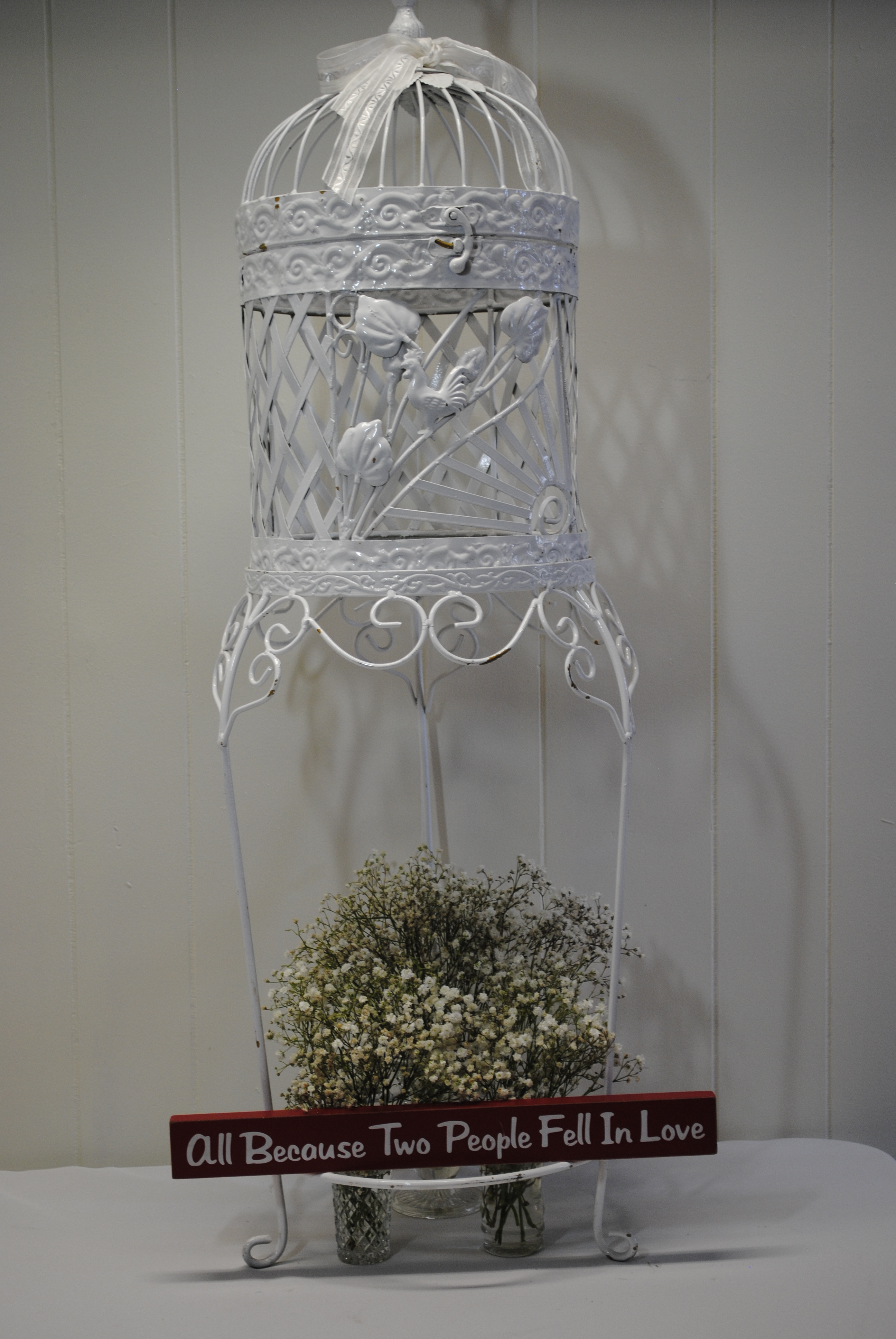 Wishing Well, BIRDCAGE - White