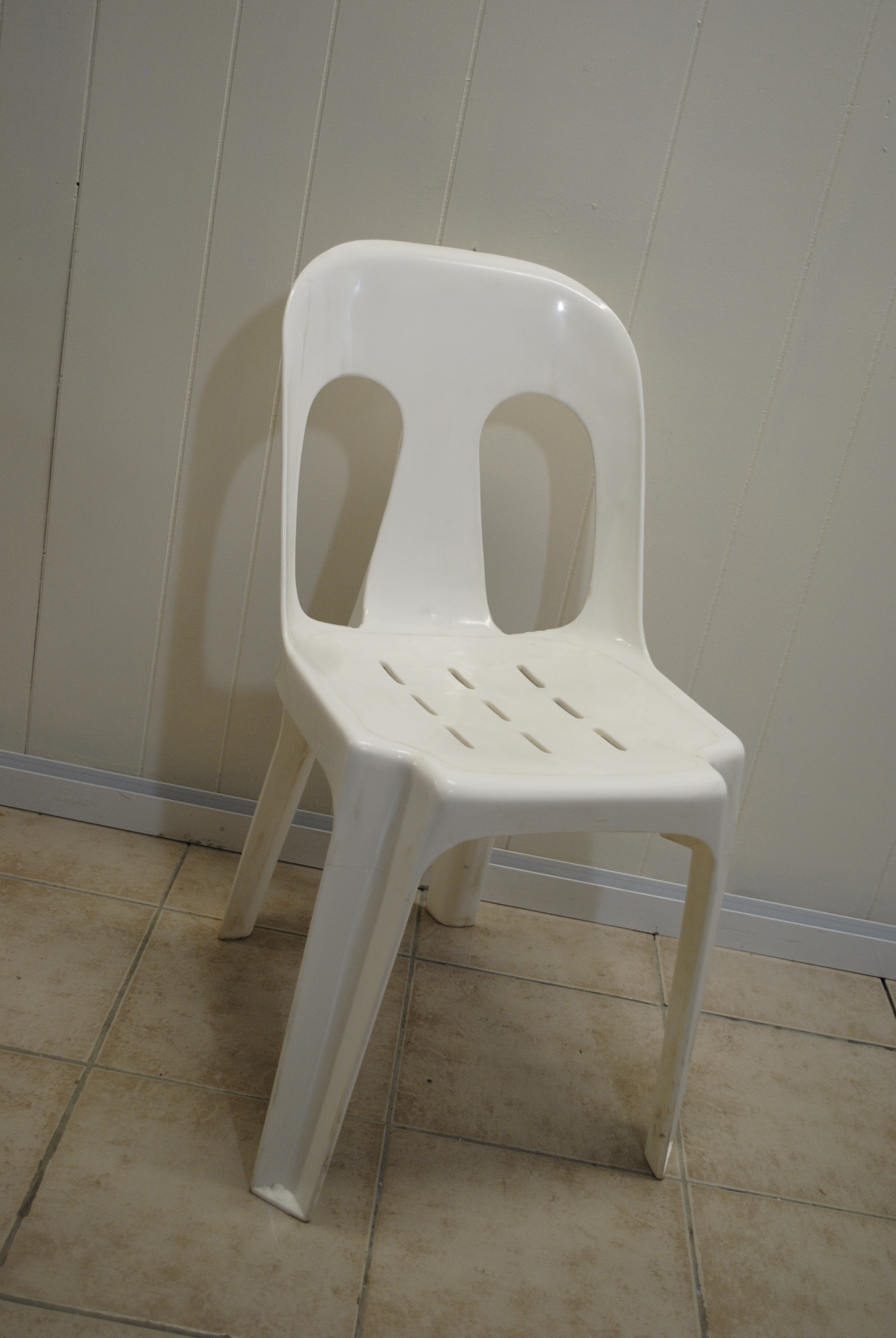 CHAIRS, WHITE STACKER