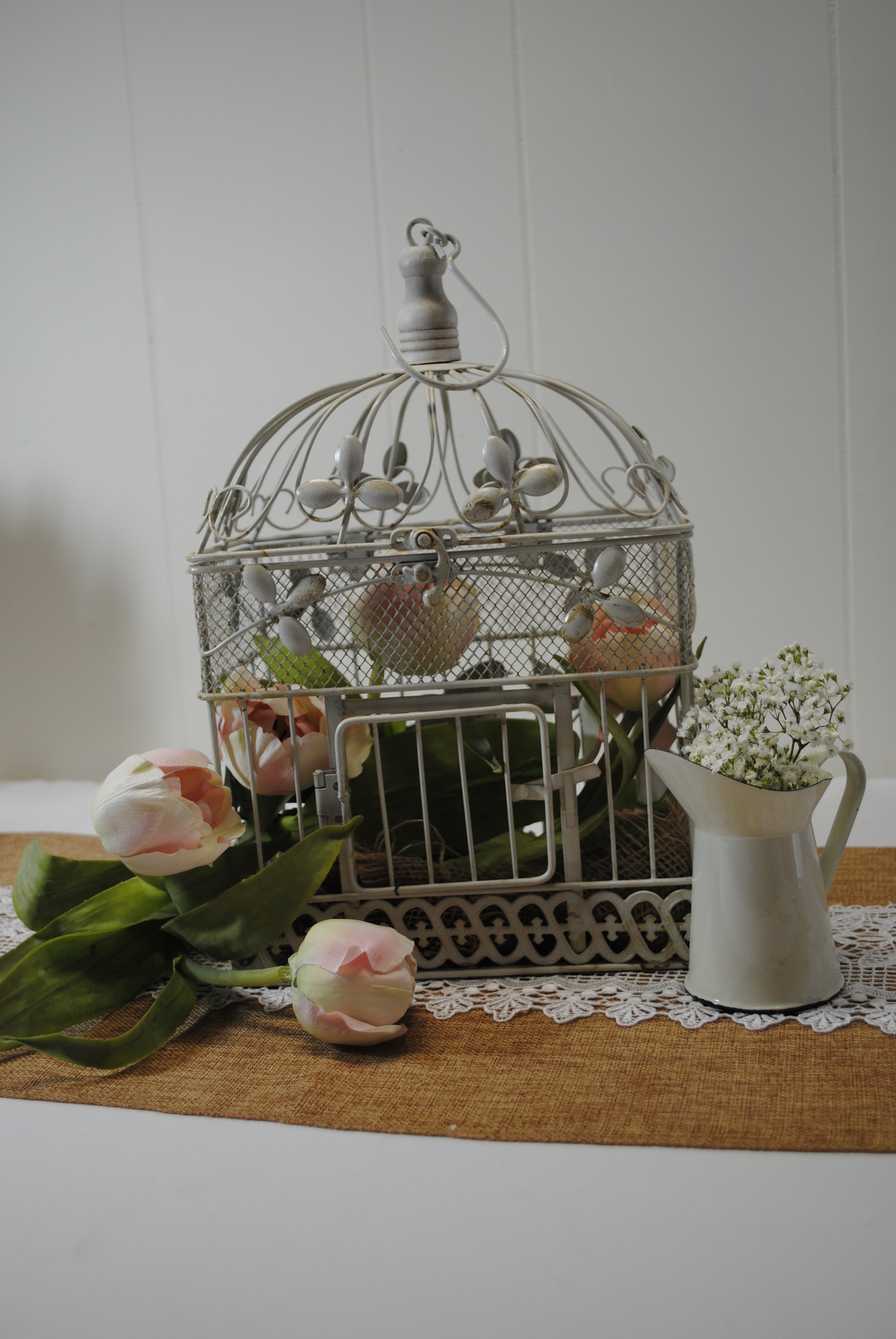 WHITE BIRDCAGE