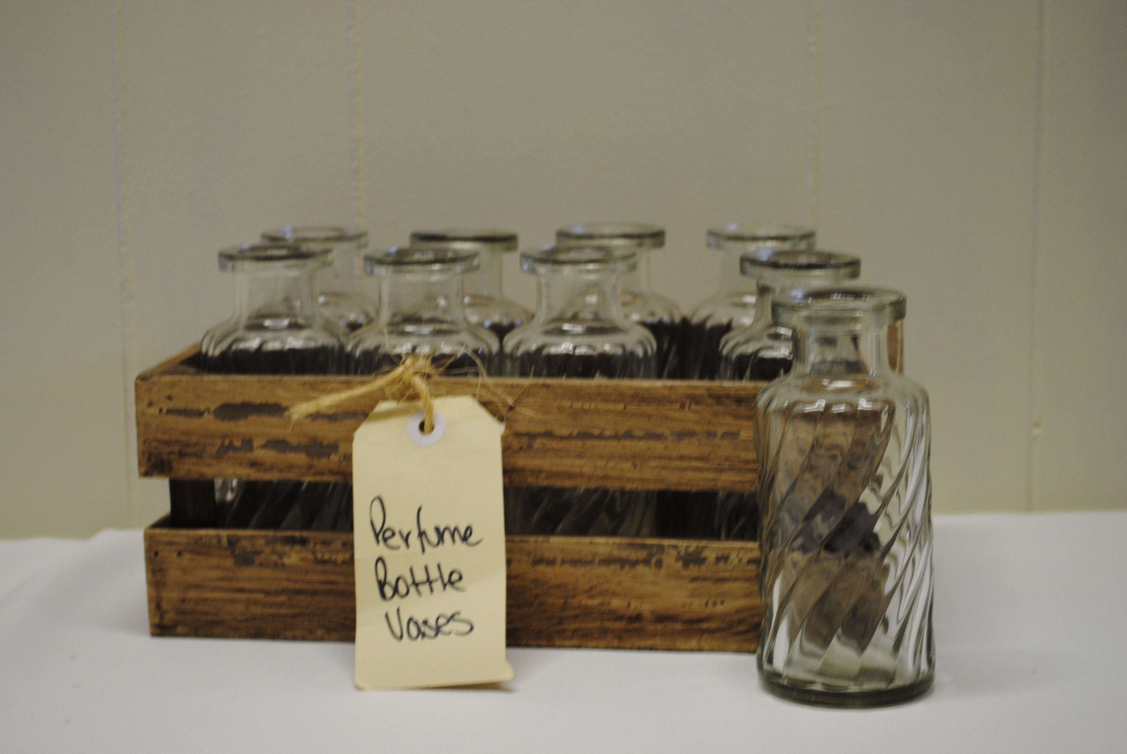 VASE, PERFUME BOTTLE