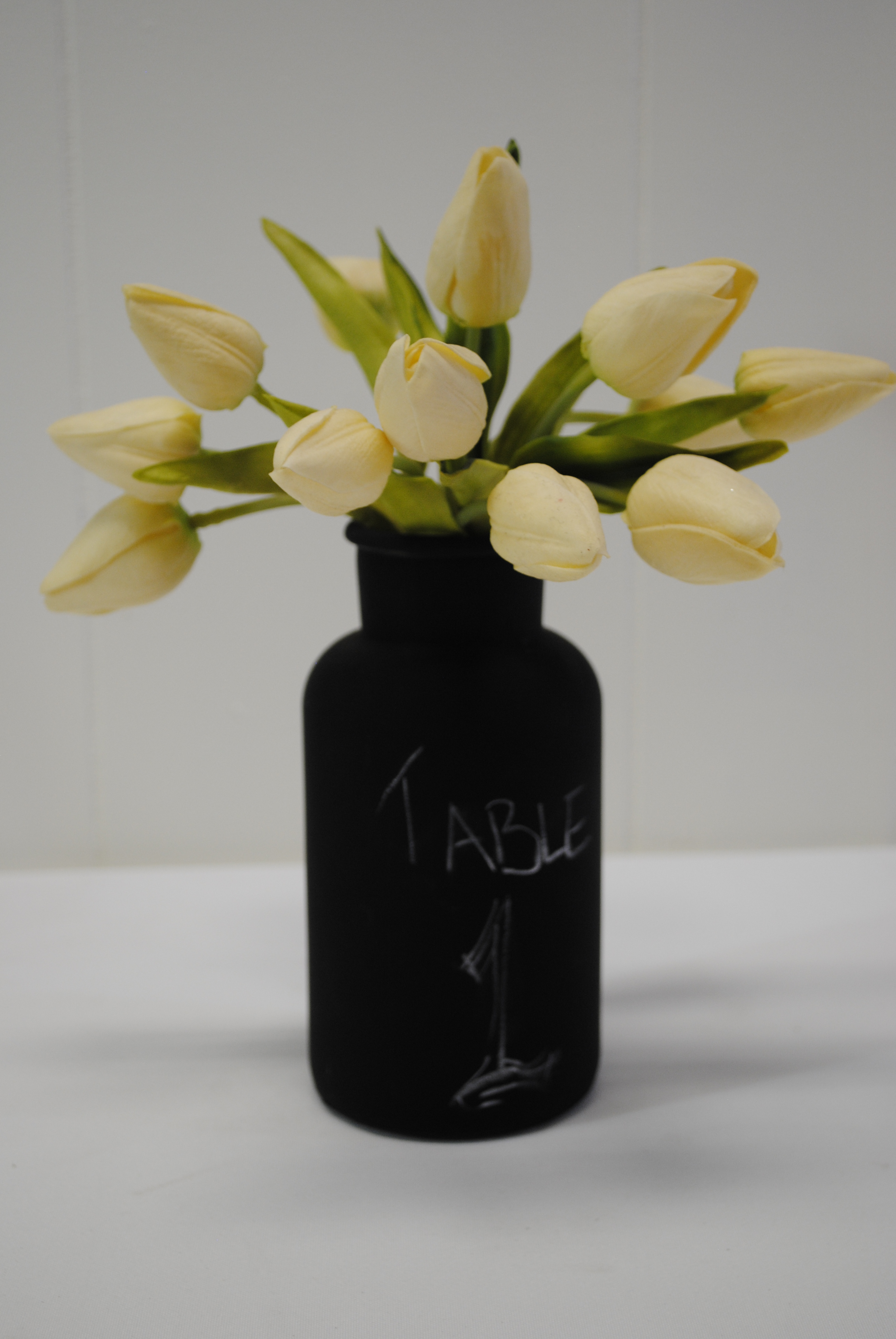 VASE, BLACK CHALKBOARD