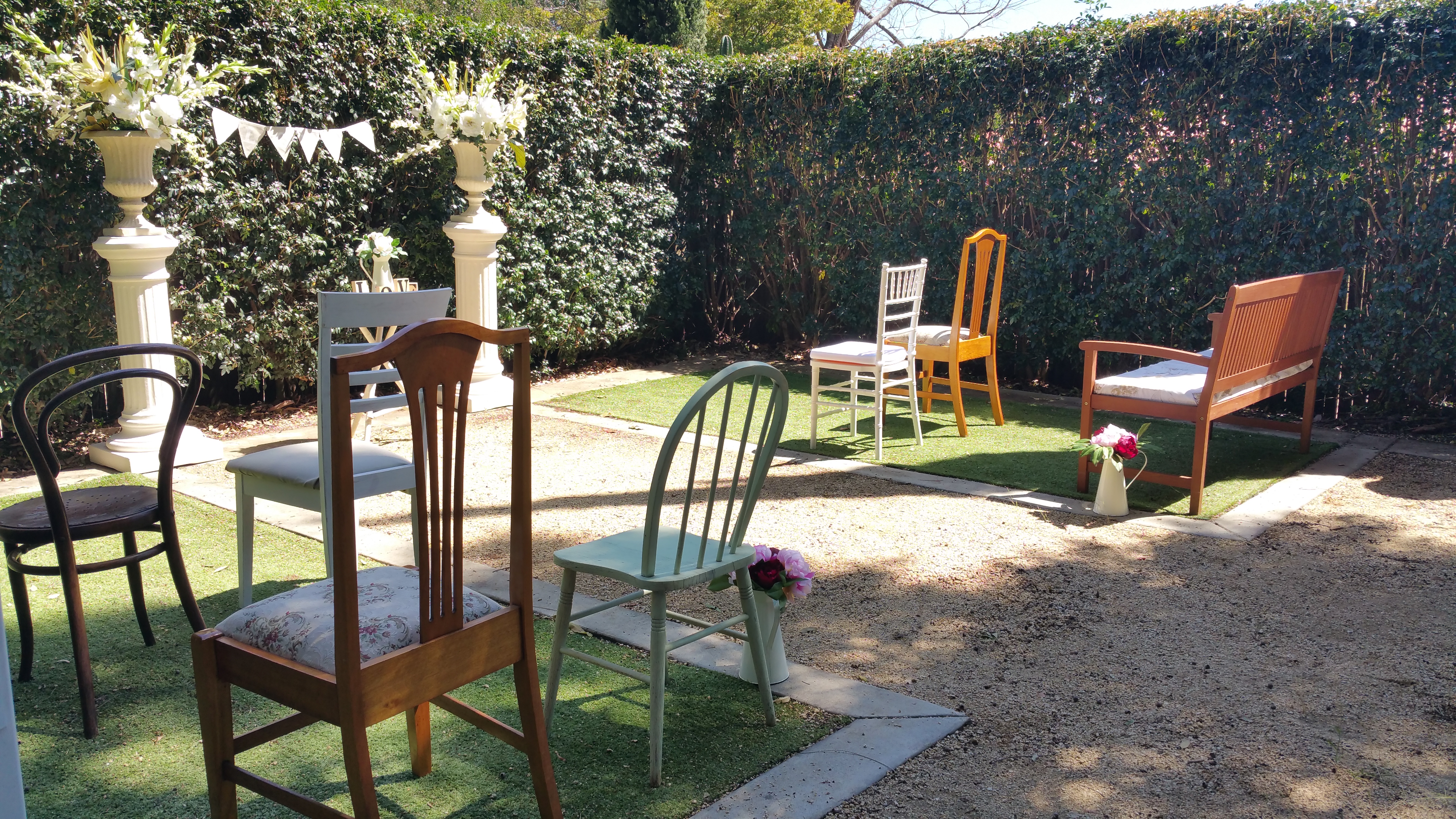 CHAIRS, VINTAGE MIXED