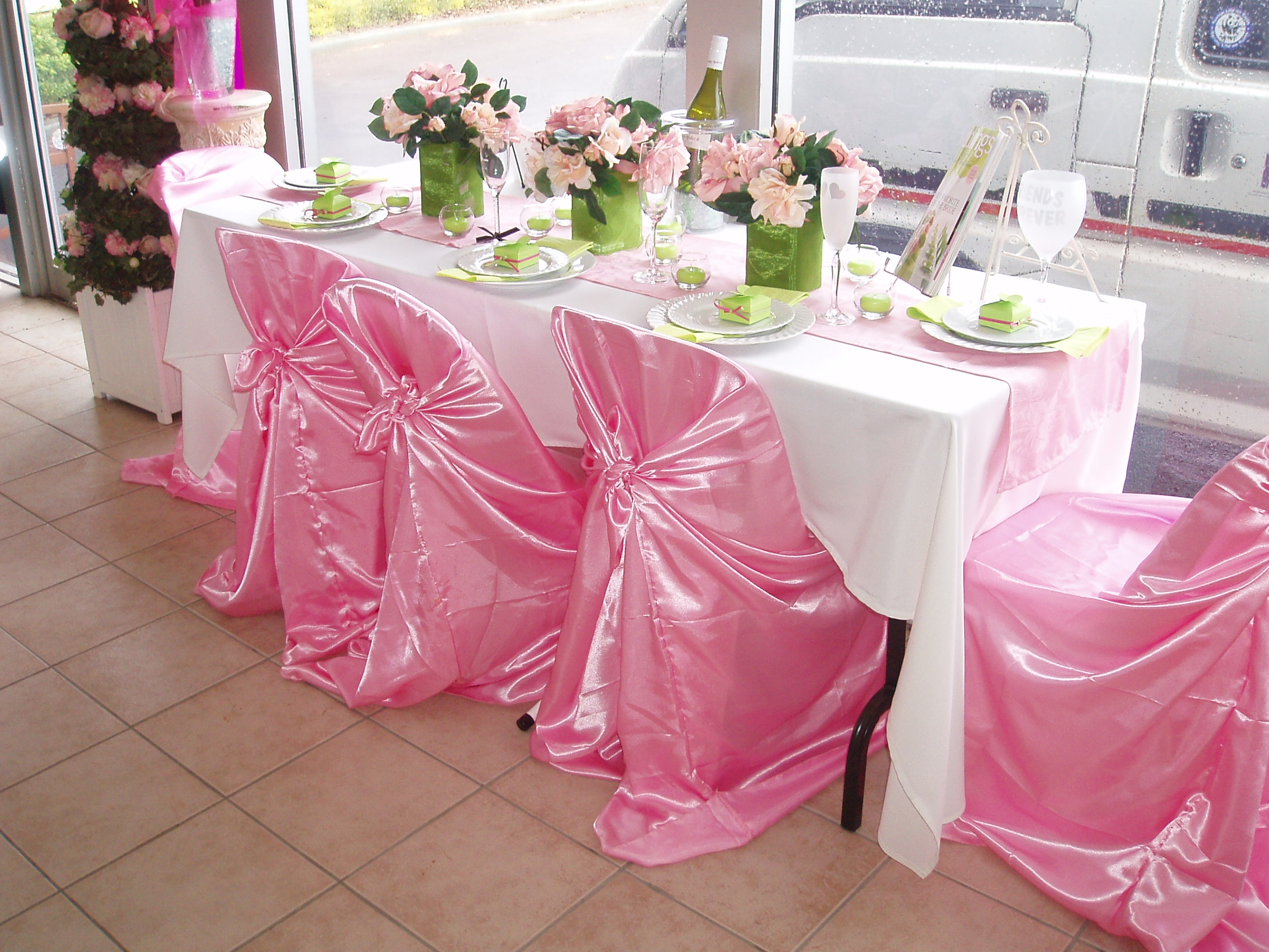 CHAIR COVERS - Satin Self Tie 1 Supply Only