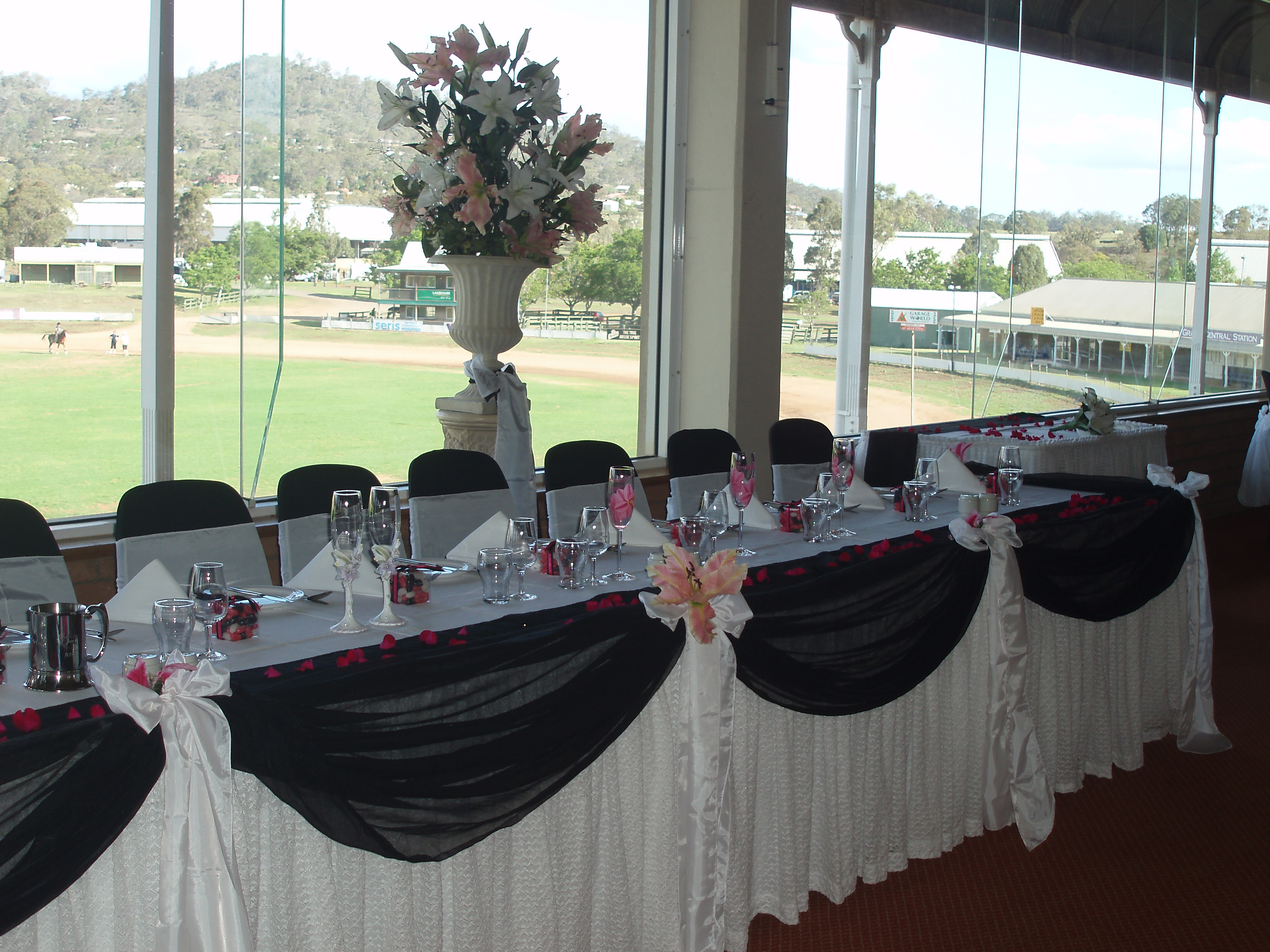 BRIDAL TABLE SKIRTING 6m