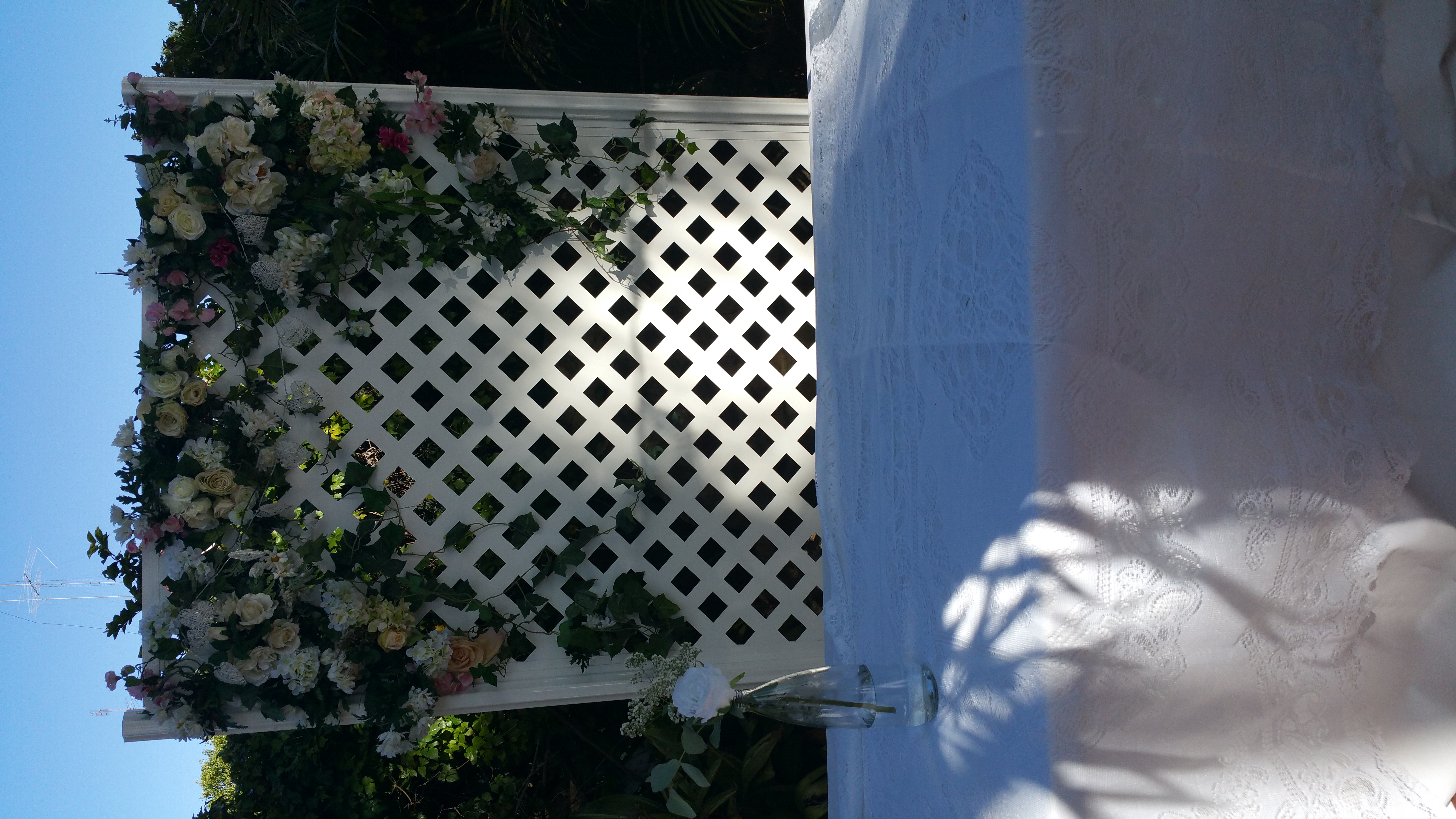 LATTICE PANEL BACKDROP